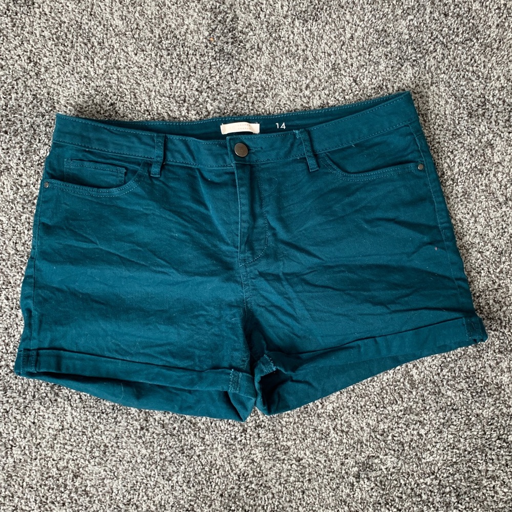 Lauren Conrad Teal 3” Inseam Shorts